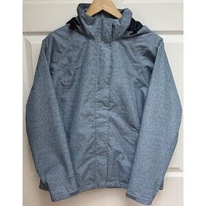 Eddie Bauer WeatherEdge Jacket Women’s M Blue Lightweight Hooded Rain Jacket